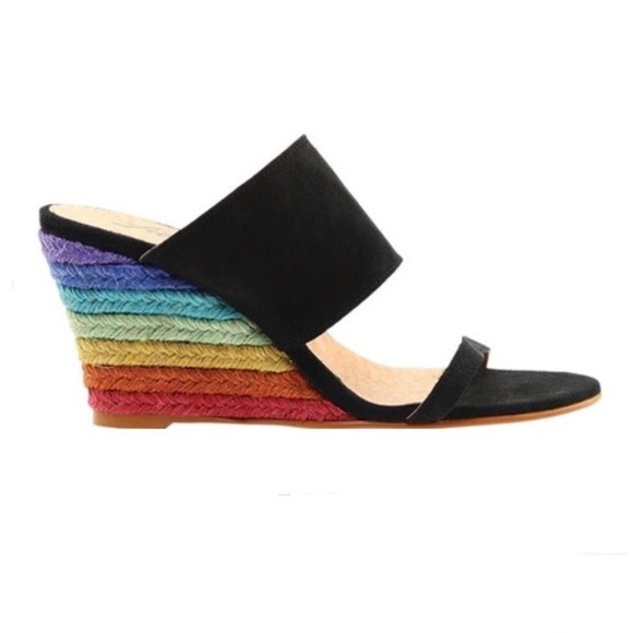 Women's Free People Glorieta Wedge Sandal Sz 38M - Picture 2 of 6